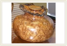 Burl Urn