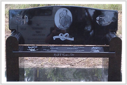 Custom Memorial Bench